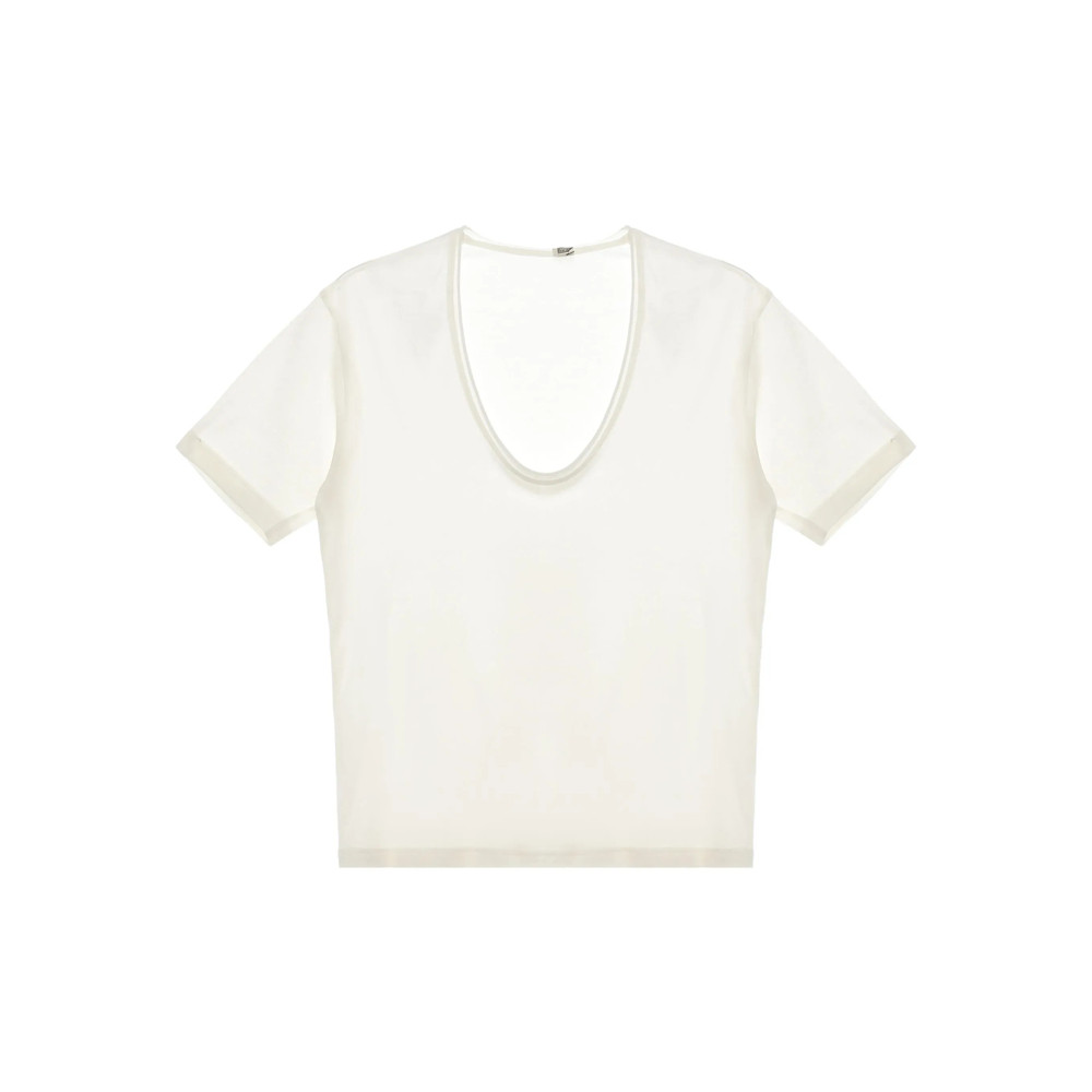 Toteme Scoop-neck Short-sleeved T-shirt