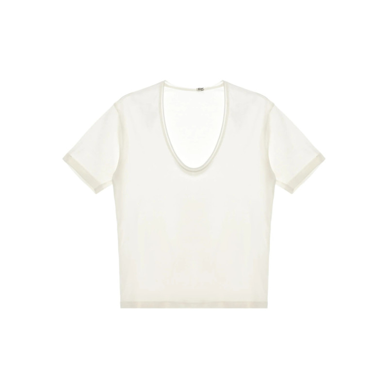 Toteme Scoop-neck Short-sleeved T-shirt