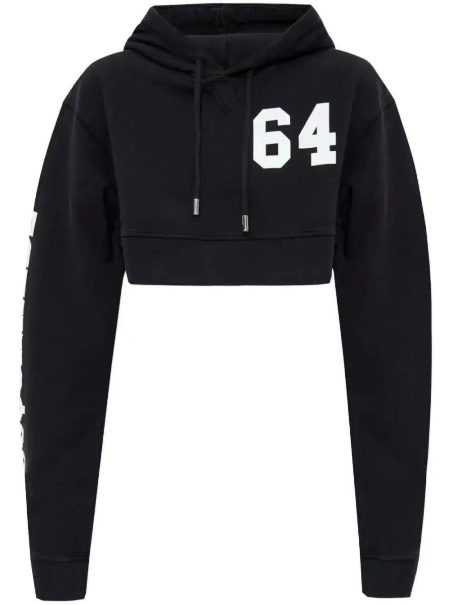 logo-print hoodie