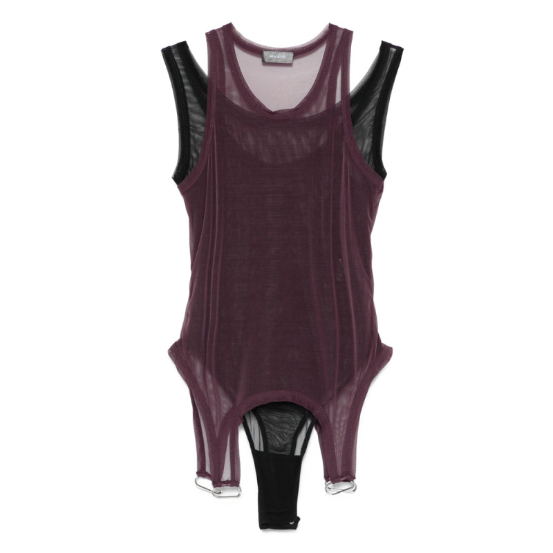Mugler Mesh Layered Bodysuit