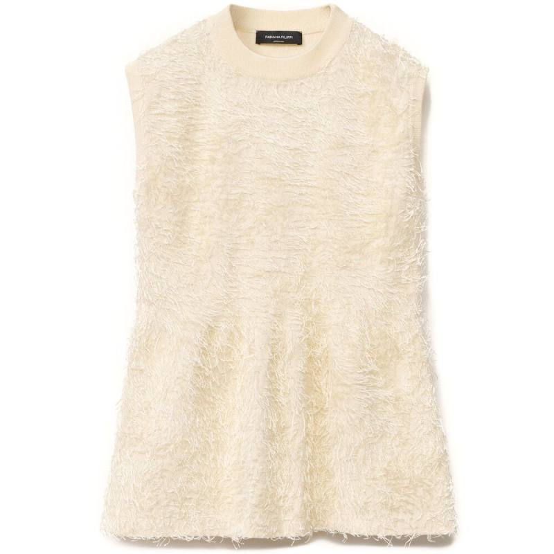 Fabiana Filippi Frayed Knitted Top