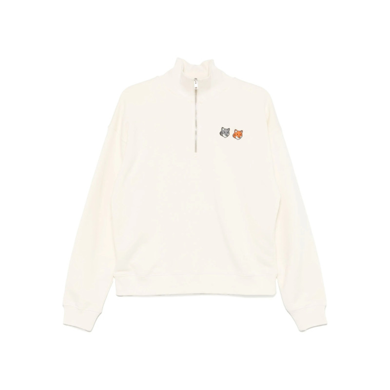 Maison Kitsuné Cotton Zip-up Sweatshirt