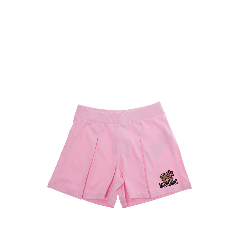 Moschino Embroidery Pleated Shorts
