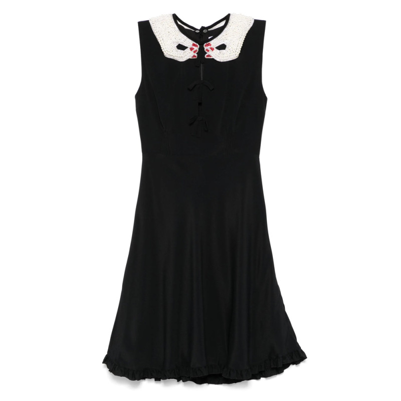 Vivetta Detachable-collar Mini Dress