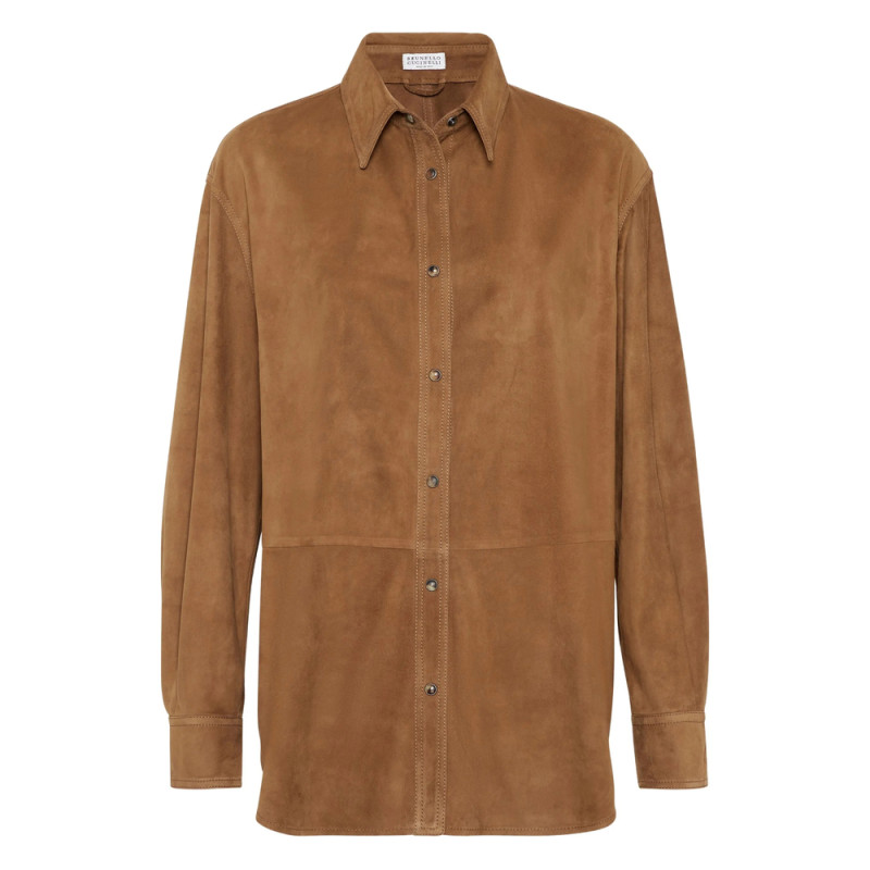 Brunello Cucinelli Leather Shirt
