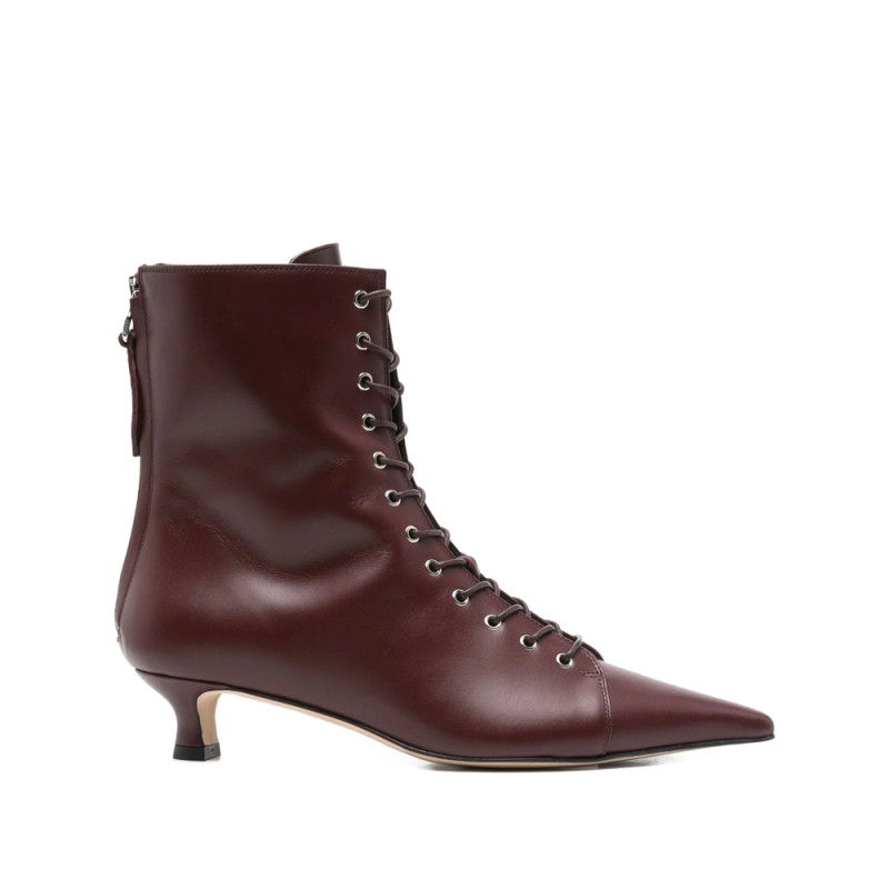 Aeyde 40mm Lace-up Pointed-toe Boots