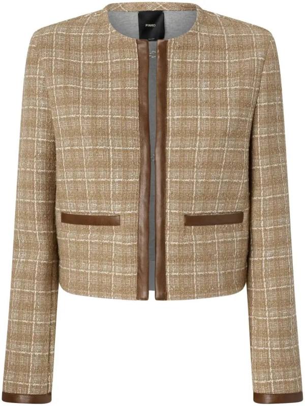 checked jacket
