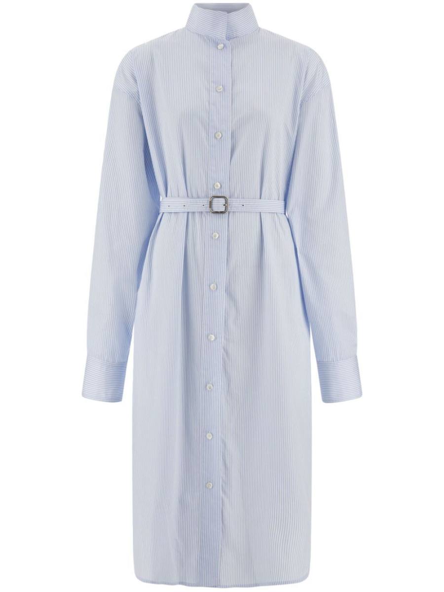 striped shirt dress