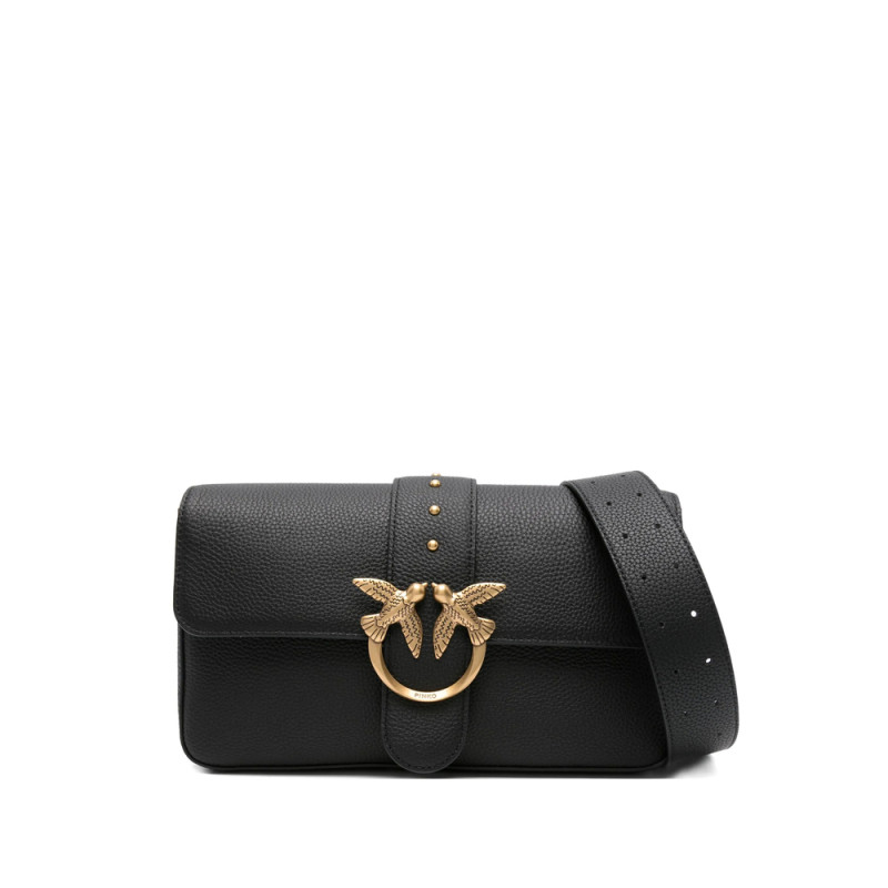 Pinko Love Studded Shoulder Bag