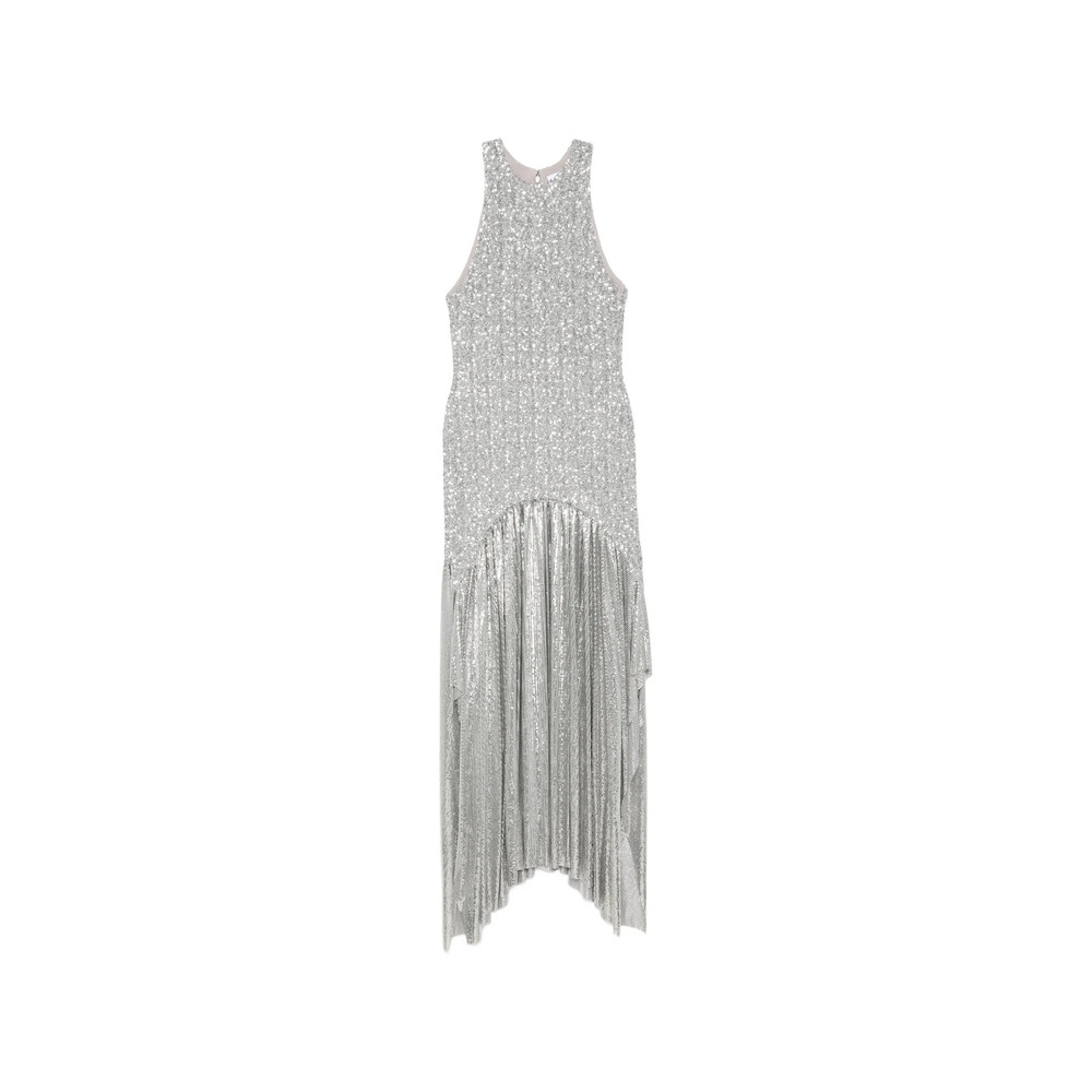 Rabanne Sequin-embellished Chainmail Asymmetric Dress