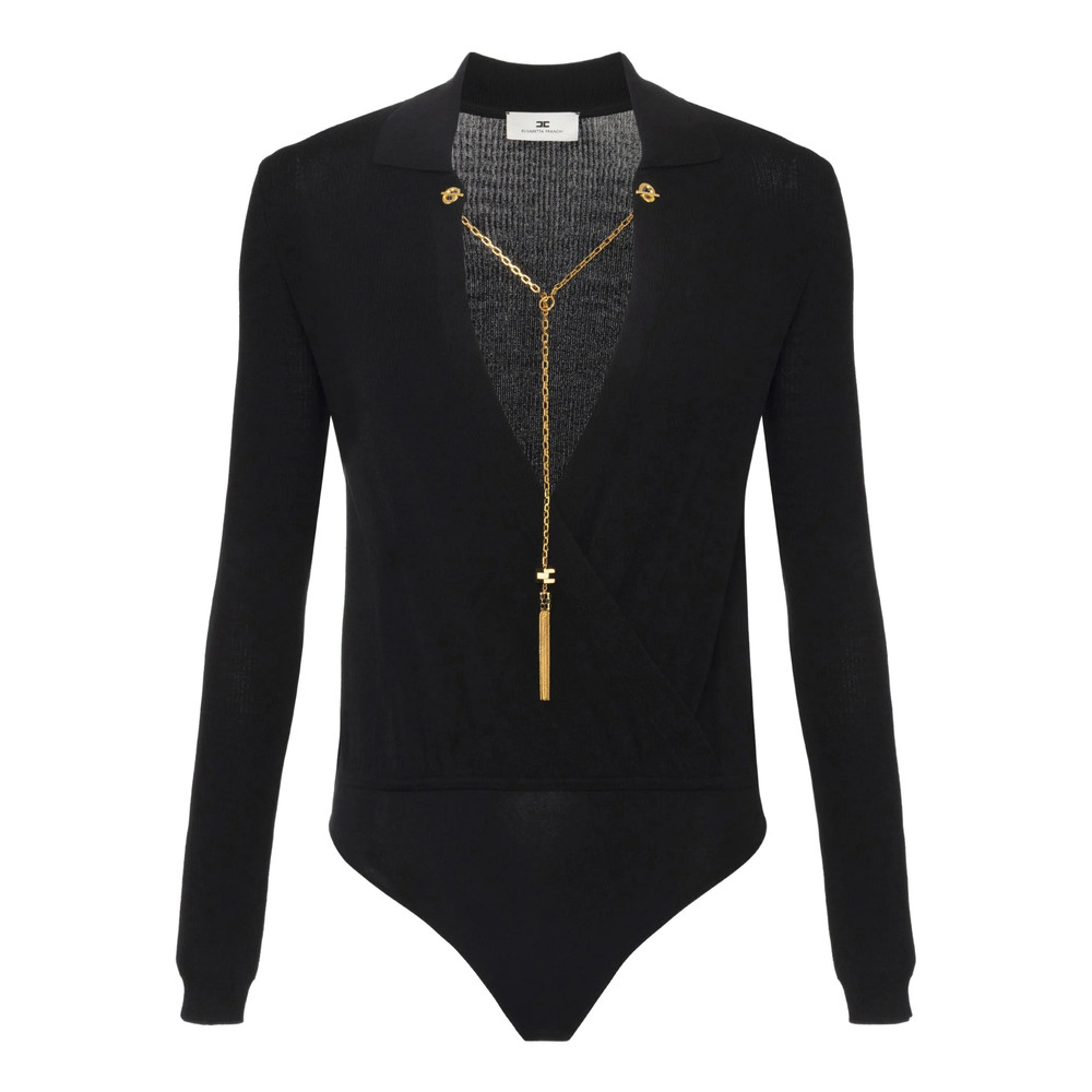 Elisabetta Franchi Chain-embellished Bodysuit