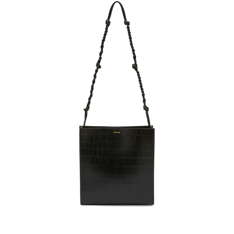Jil Sander Tangle Leather Crossbody Bag