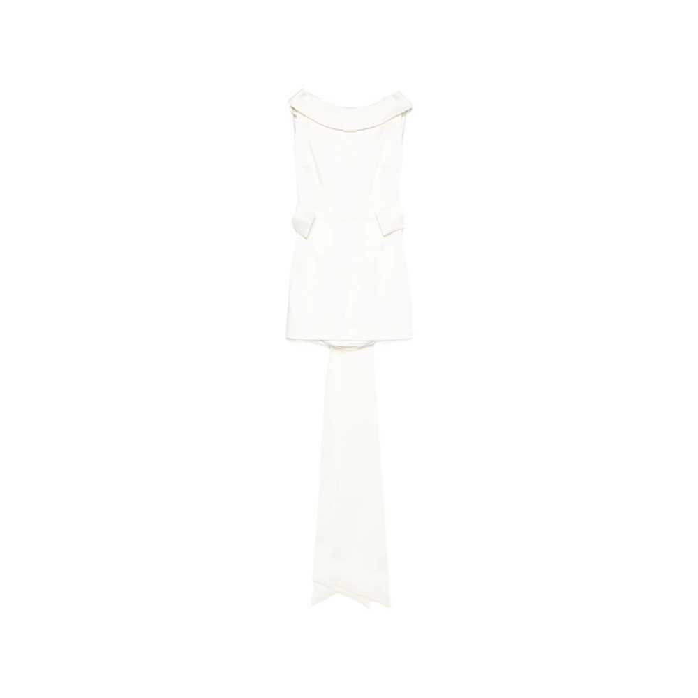New Arrivals Daphne Bow-detail Train Mini Dress