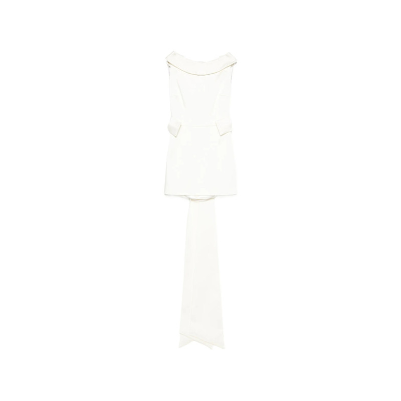 New Arrivals Daphne Bow-detail Train Mini Dress
