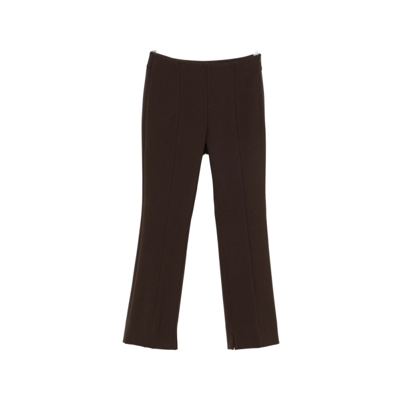 Peserico Seam-detail Side-slit Trousers