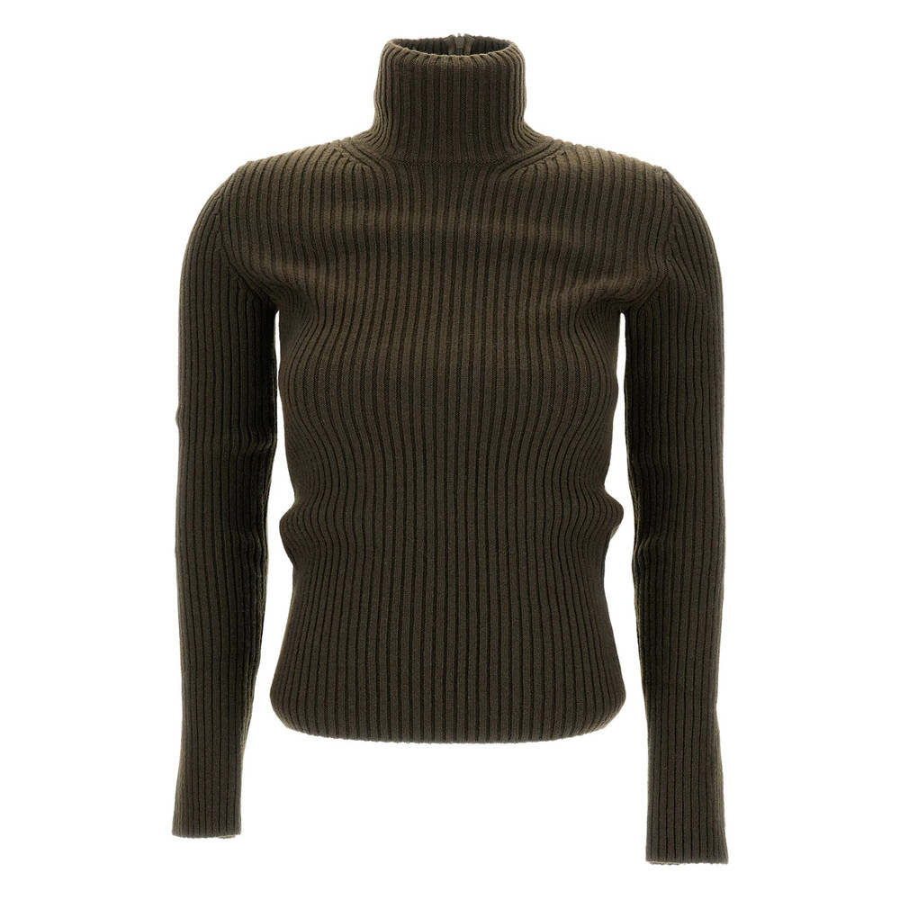 Max Mara Ribbed Turtleneck Sweater