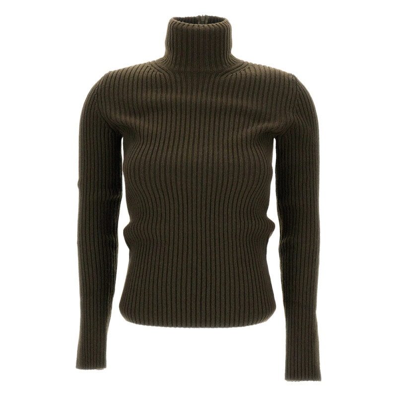 Max Mara Ribbed Turtleneck Sweater