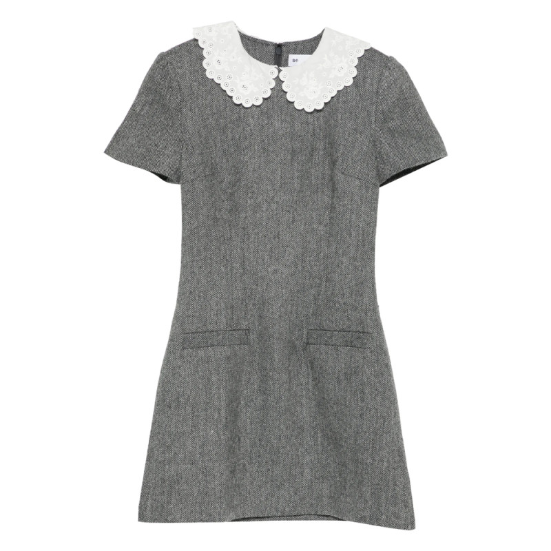 Self-portrait Self-portrait Dresses Grey