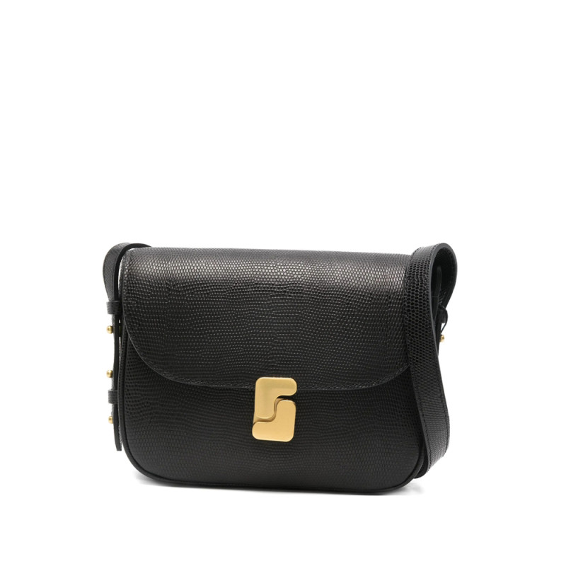Soeur Embossed-leather Crossbody Bag