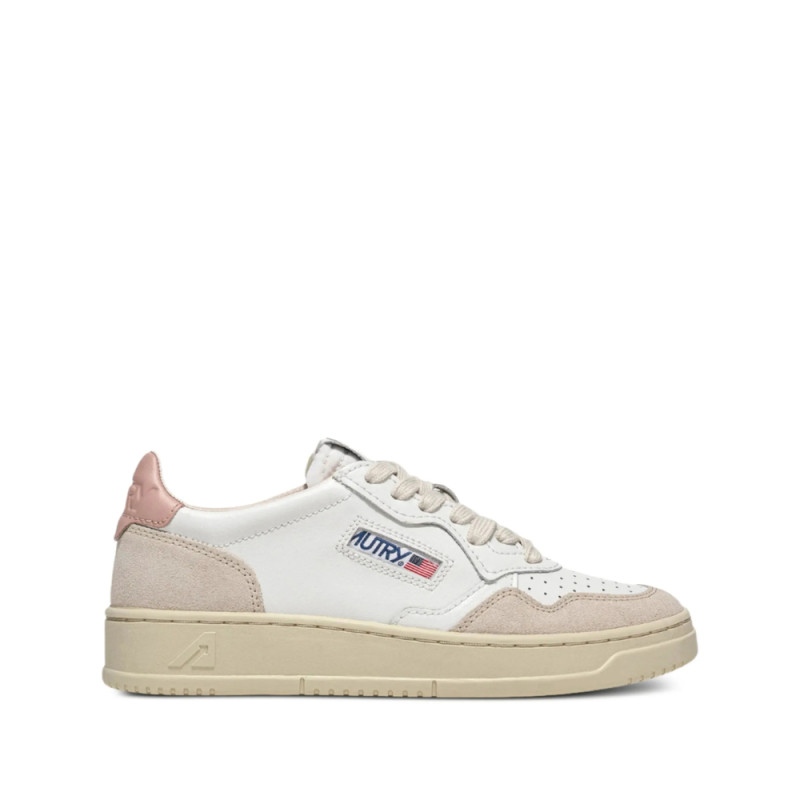 Autry Medalist Low "White/Powder" Sneakers
