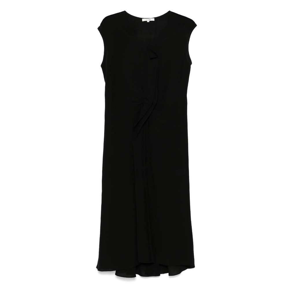 Colour 5 Power Slub-texture Midi Dress