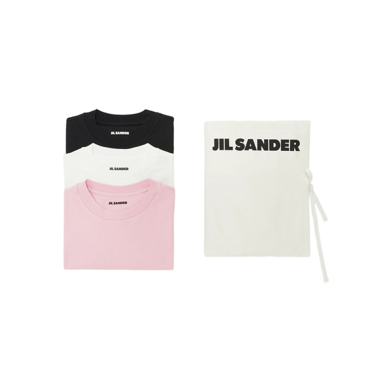 Jil Sander Logo-label Short-sleeve T-shirt (pack Of Three)