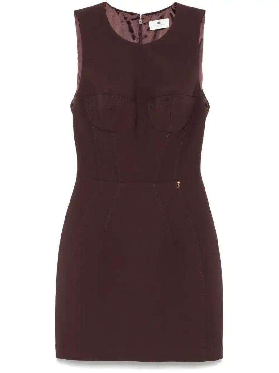 crepe mini dress