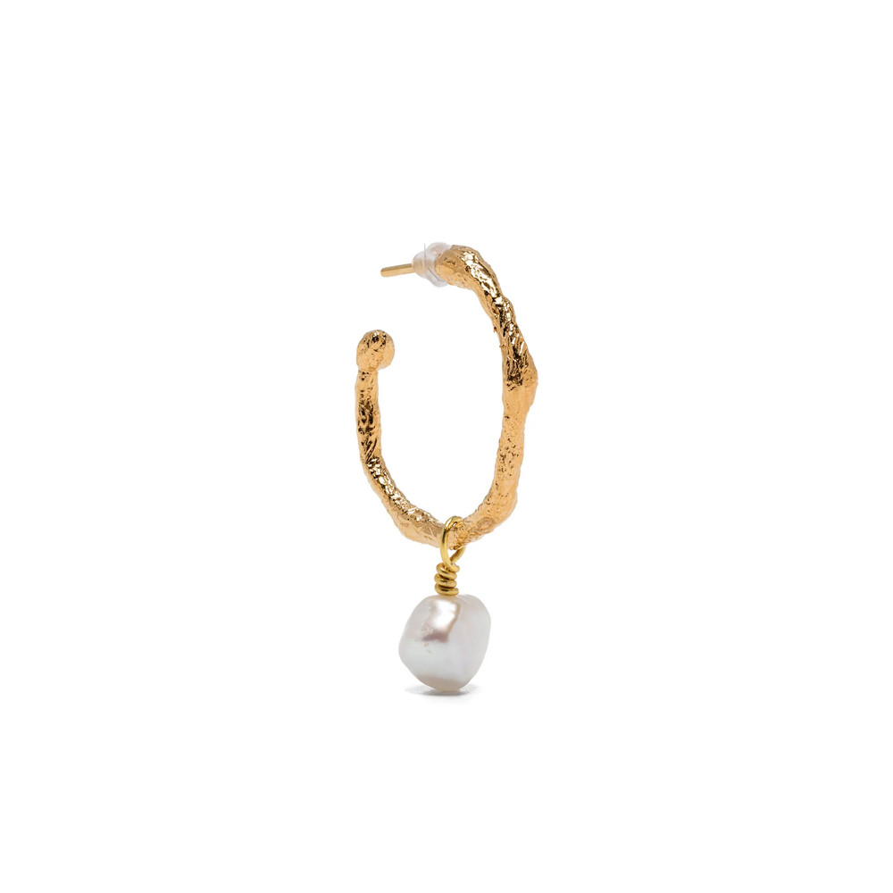 Forte Forte Faux-pearl Pendant Hoop Earrings