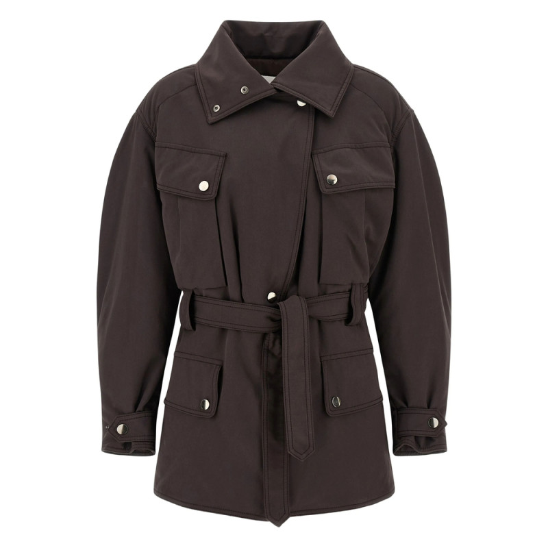 The Andamane Belted-waistband Multi-pocket Jacket