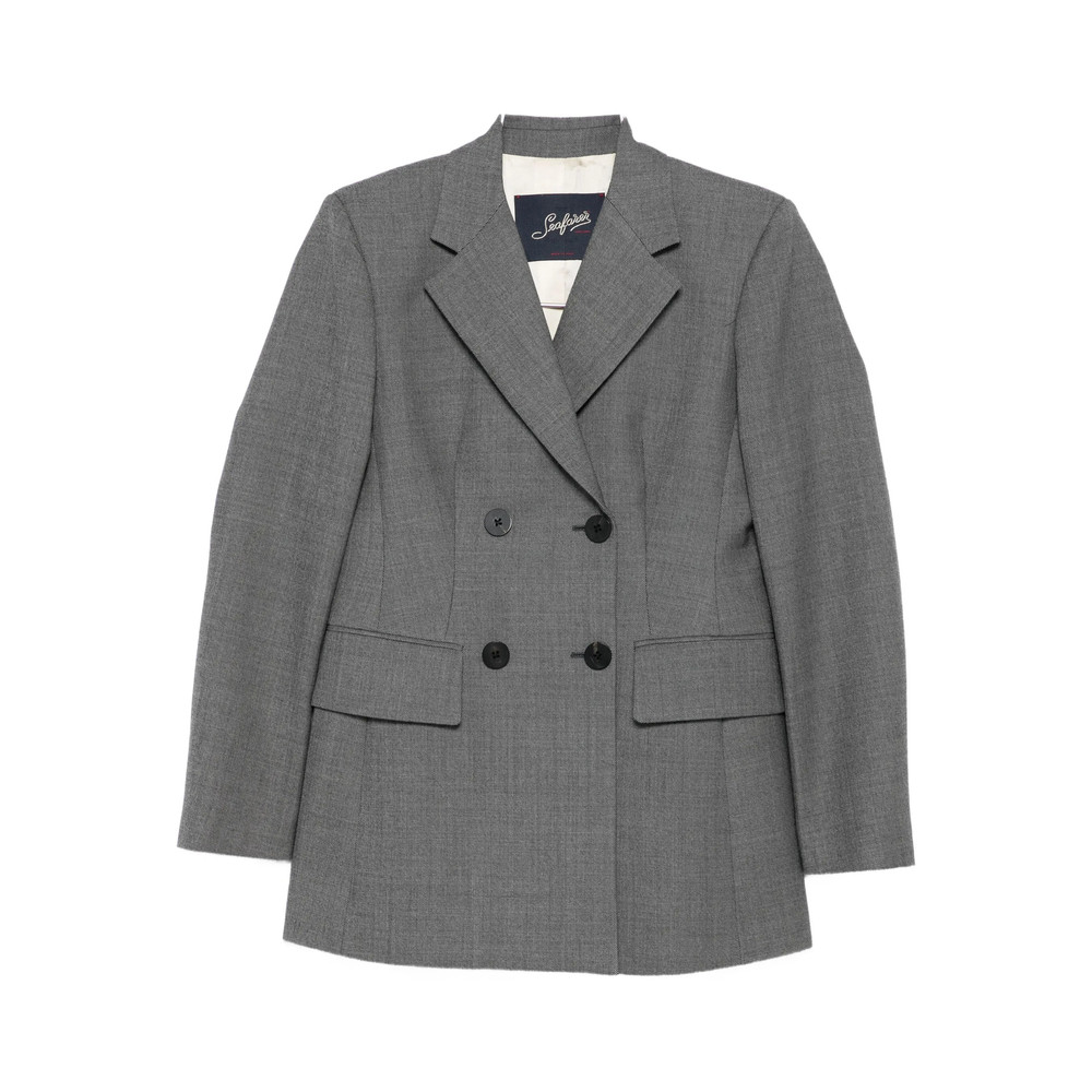 Seafarer Double-breasted Wool Blazer