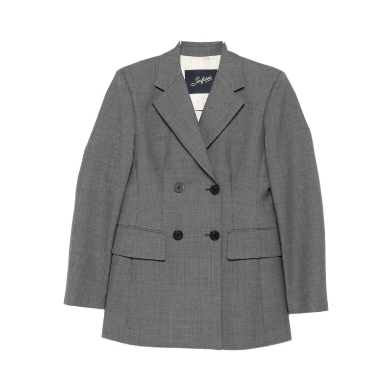 Seafarer Double-breasted Wool Blazer