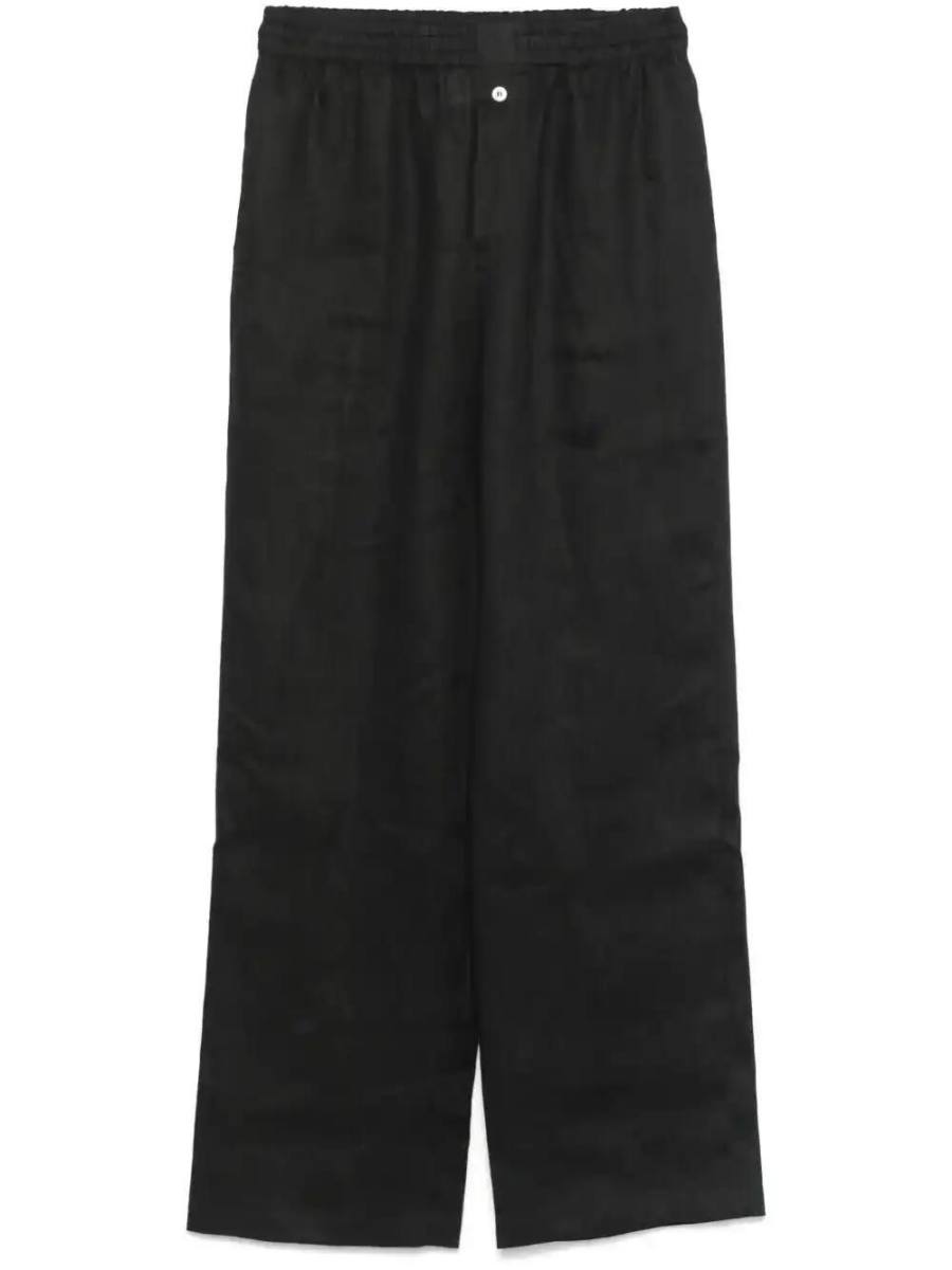 linen trousers
