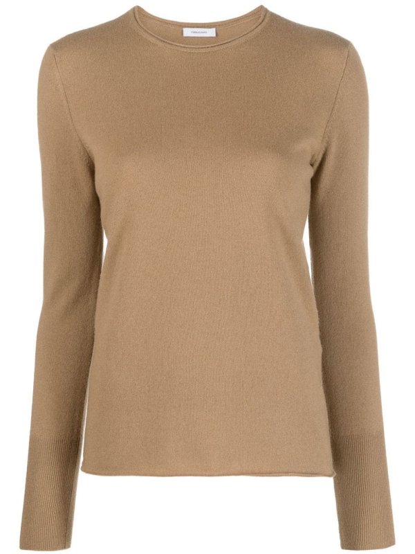 crew-neck cashmere jumper