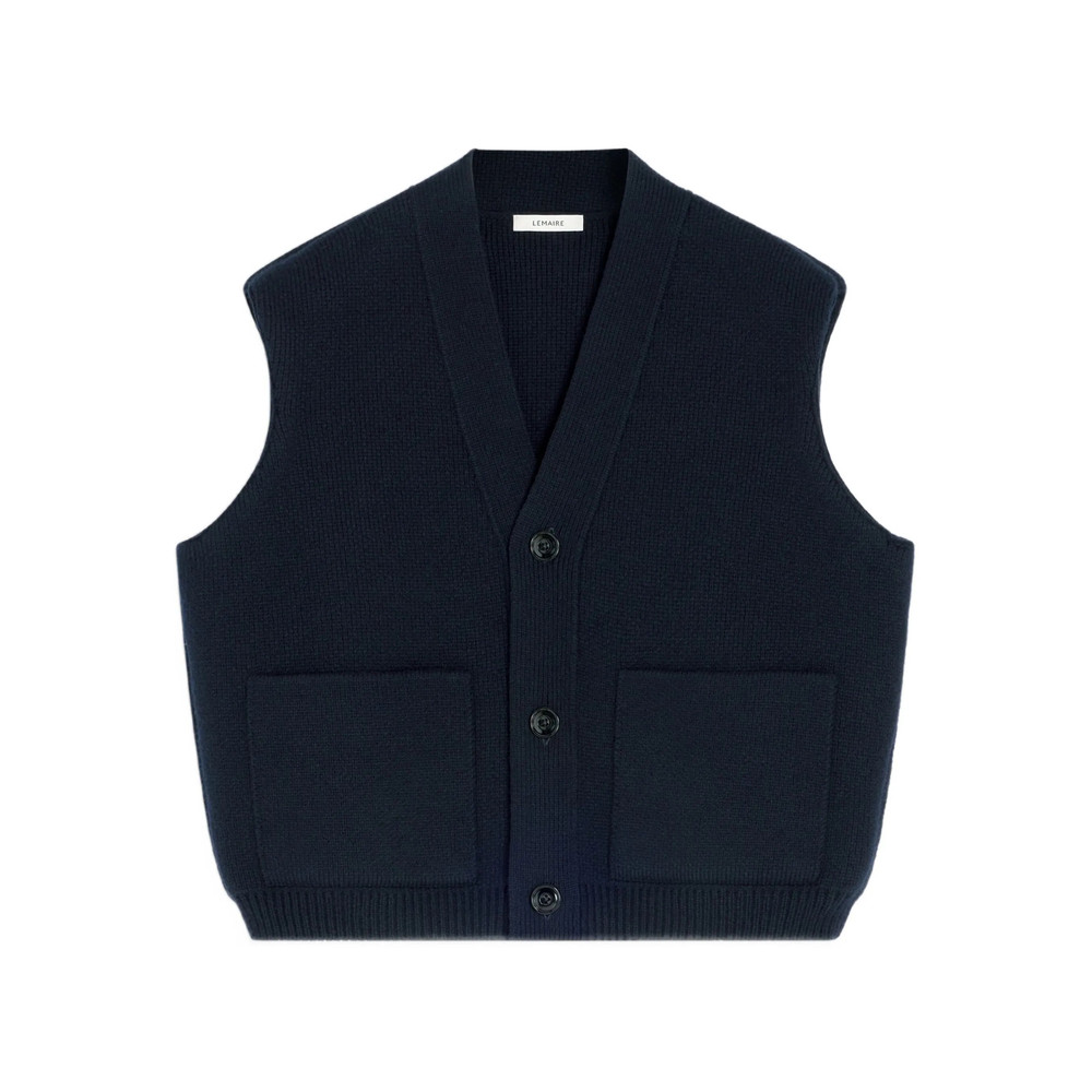 Lemaire Patch-pocket V-neck Cardigan