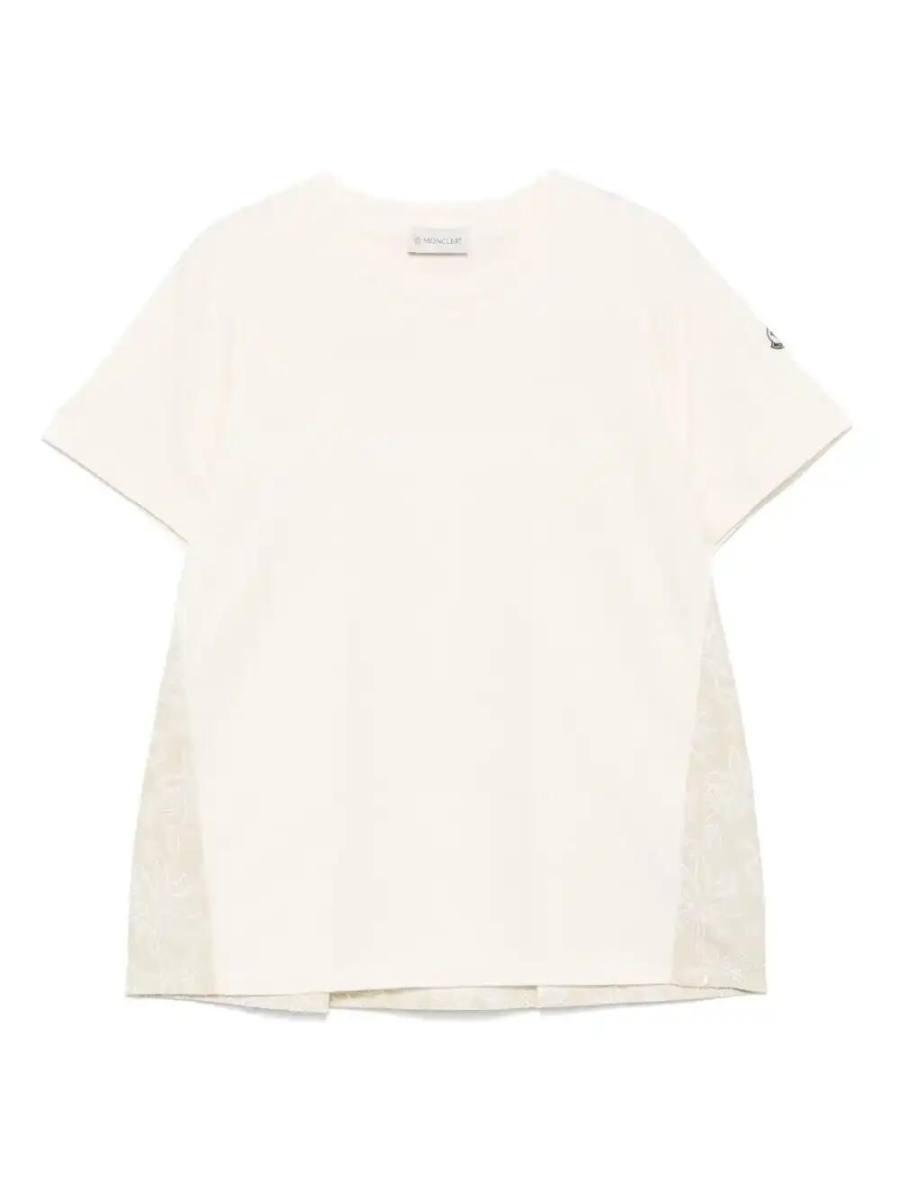 floral-print T-shirt