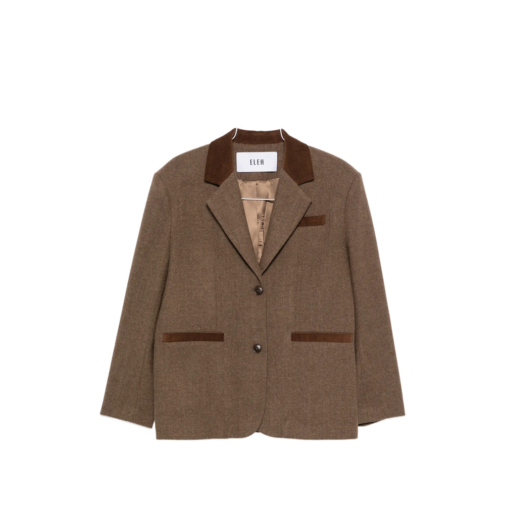 Eleh Corduroy-trim Blazer