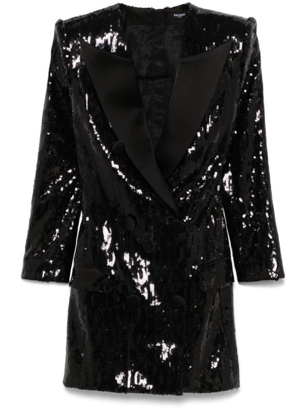 sequinned mini dress