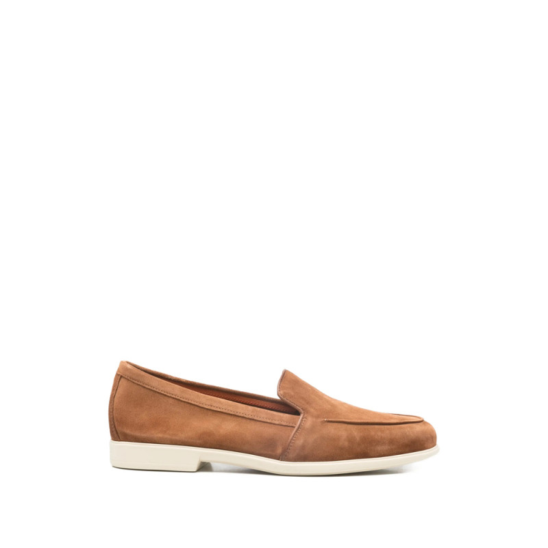 Santoni Malibu Contrasting-sole Loafers