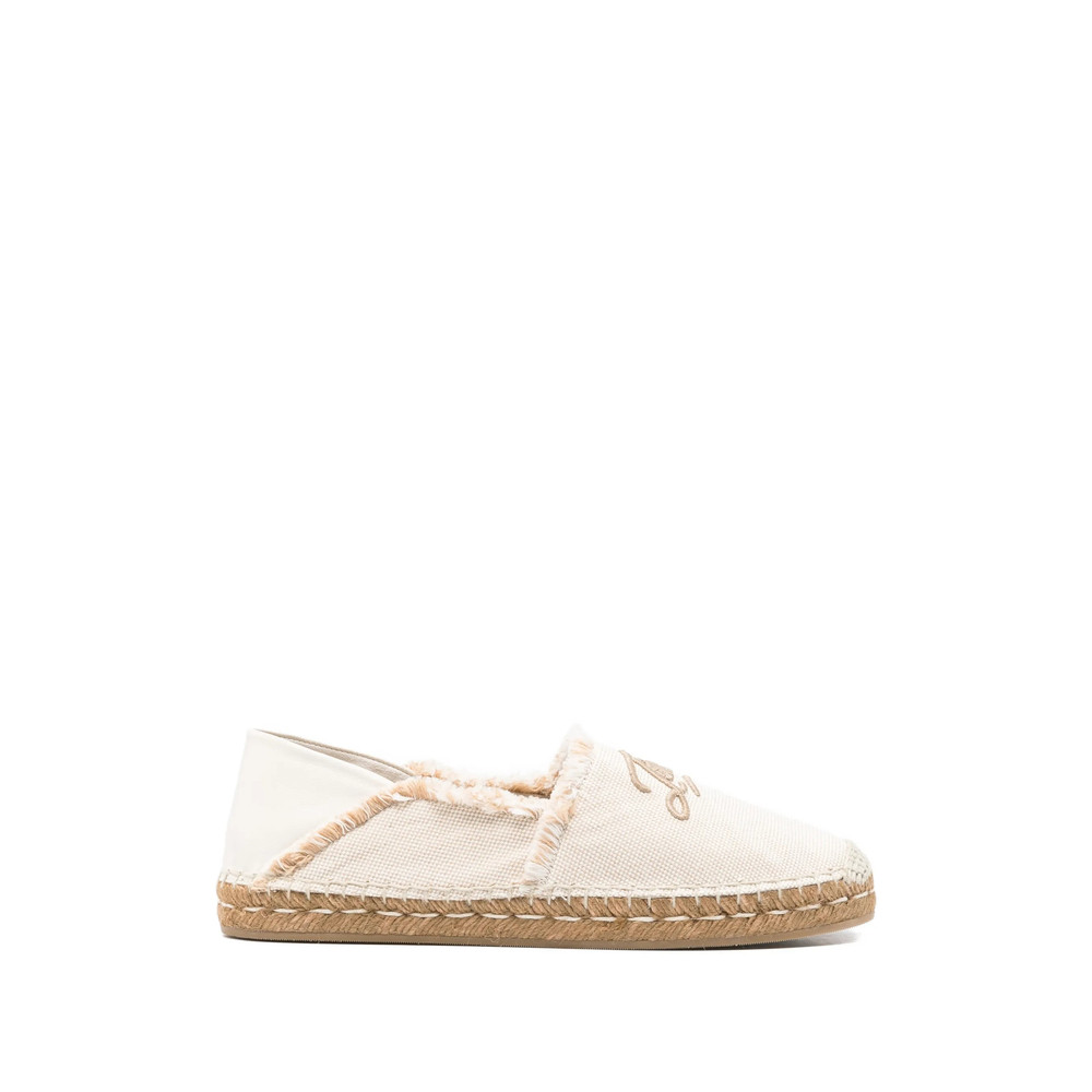 Jimmy Choo Embroidery Fringed Espadrilles