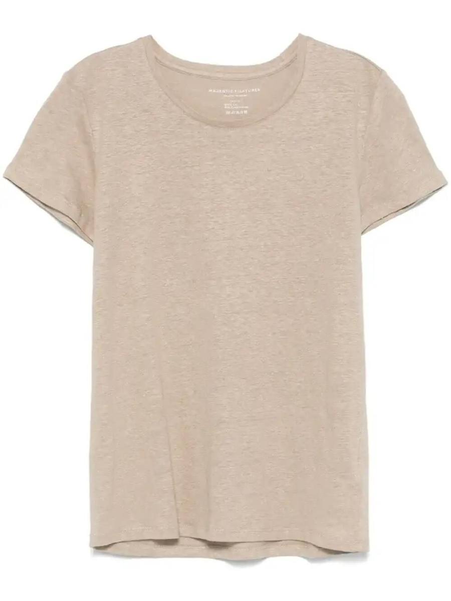 round-neck T-shirt