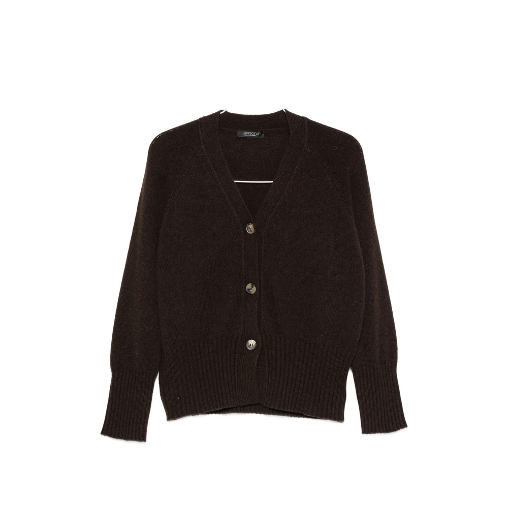 Aragona V-neck Button-up Cardigan