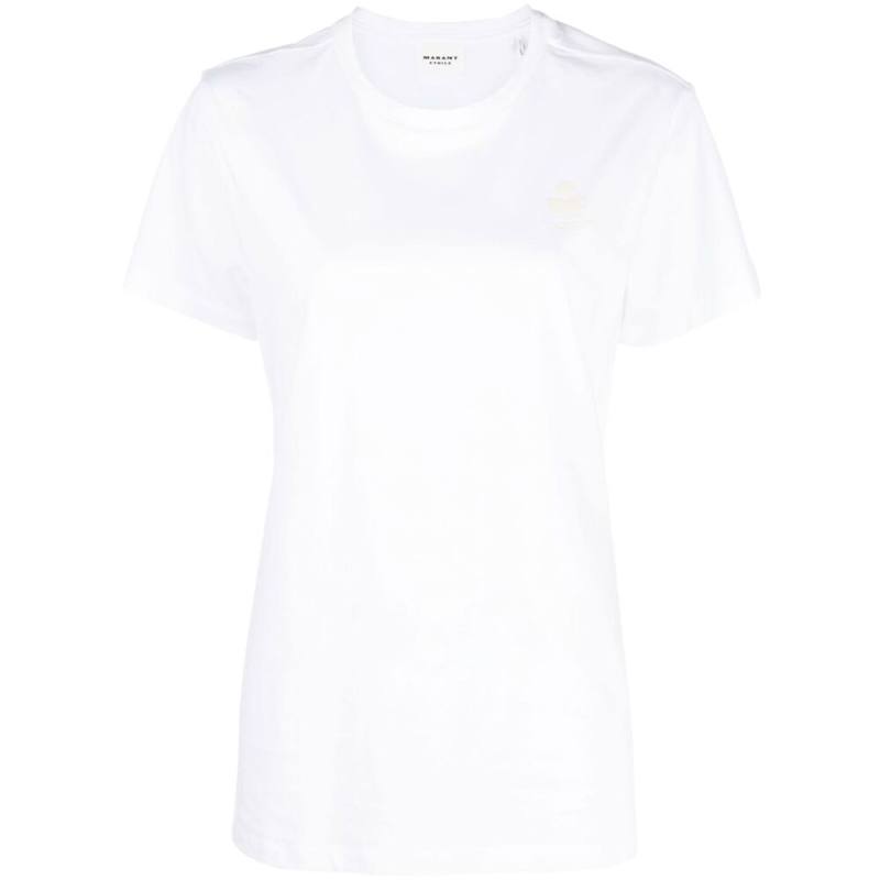 Marant Étoile Aby Logo-embroidered T-shirt