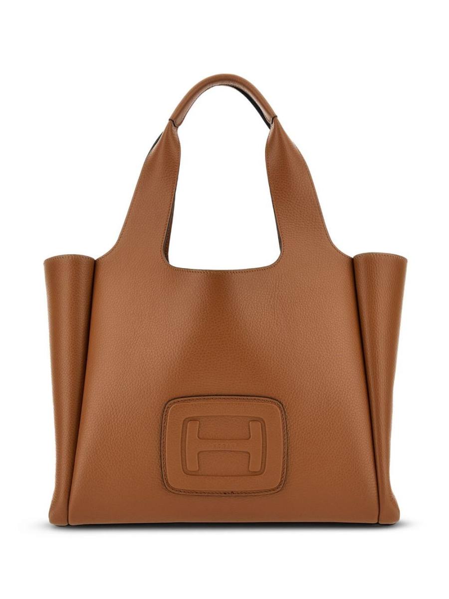 medium H-bag leather tote bag
