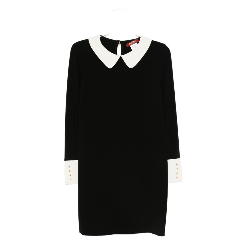 Max Mara Studio Peter Pan-collar Mini Dress