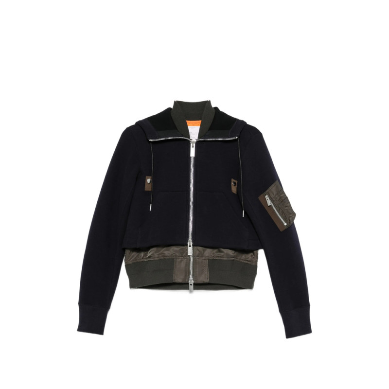 Sacai Panelled Layered-effect Jacket