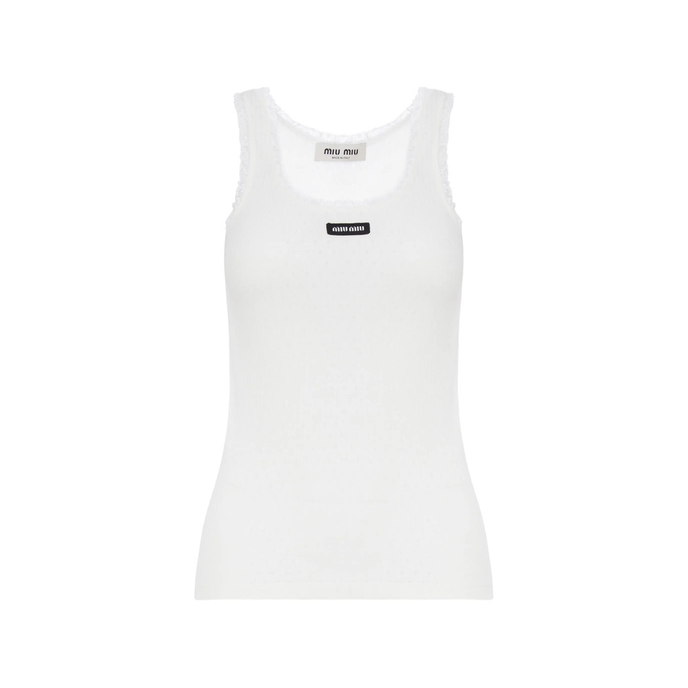 Miu Miu Miu Miu Top White