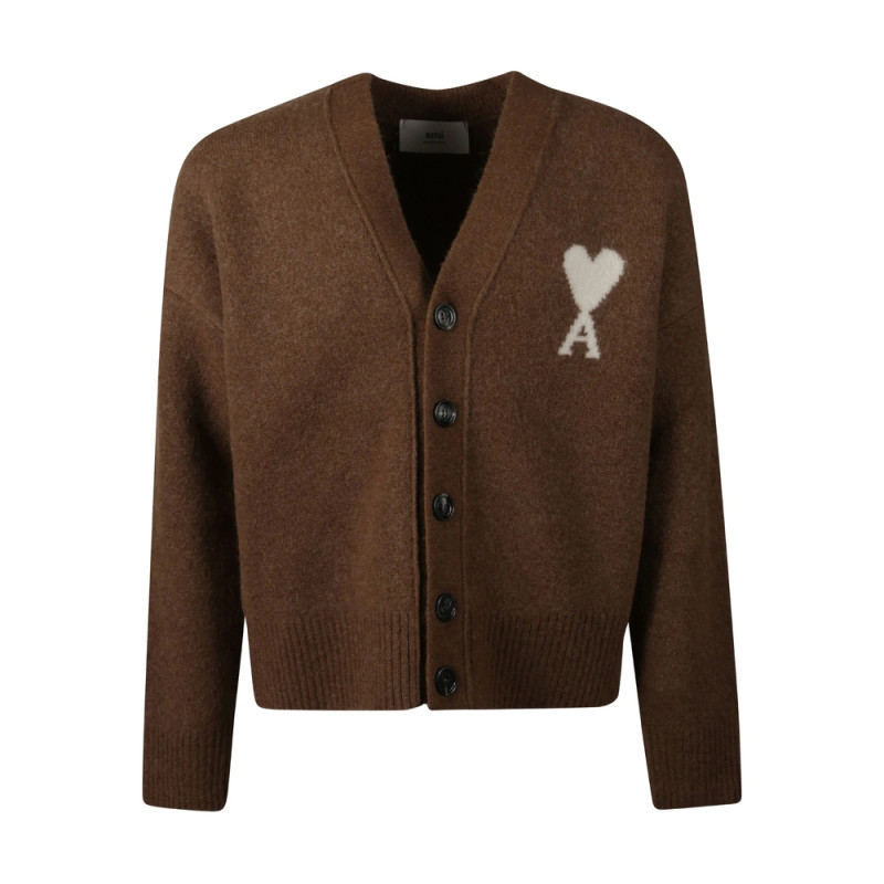 Ami Paris Ami De Coeur Cardigan