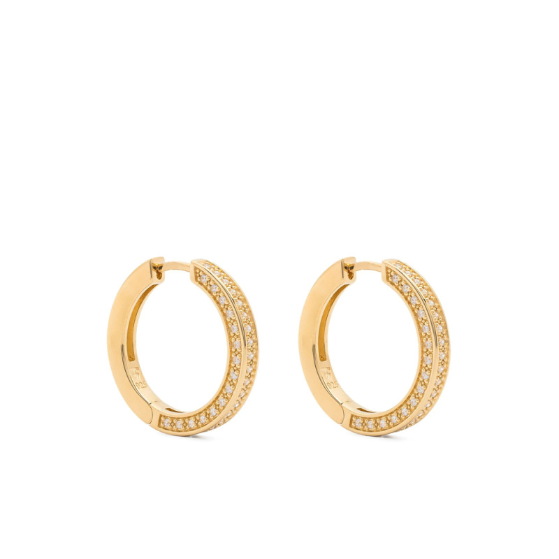 Tom Wood Nova Medium Hoop Earrings