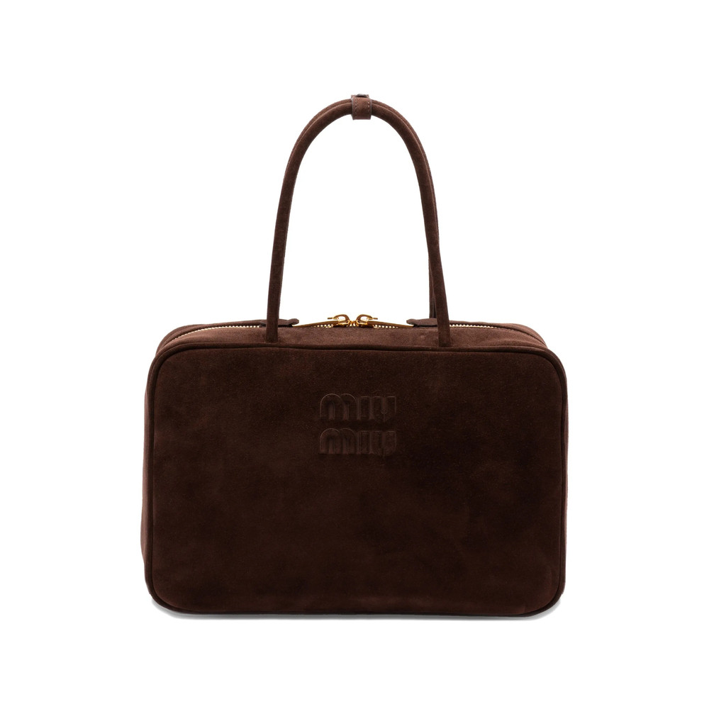 Miu Miu Embossed-logo Top-handle Bag