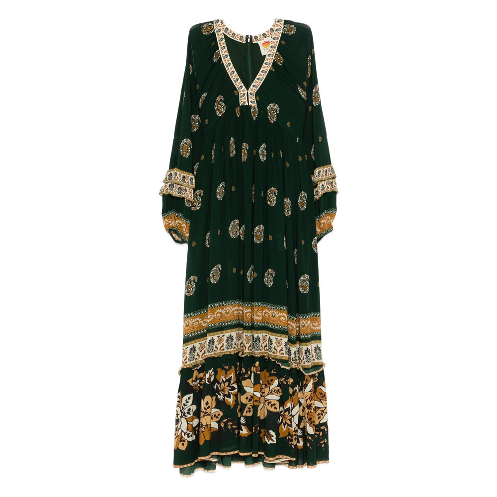 Farm Rio Ayla Floral-print Maxi Dress